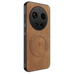 WANLONFENG For Xiaomi 17 Ultra 5G Magnetic Case  SD1 Series Nappa Texture PC TPU Phone Cover