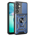 AMORUS For Samsung Galaxy S26+ Case Kickstand PC + TPU Phone Cover with Camera Lens Slider