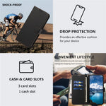 For Xiaomi 17 Ultra 5G Leather Case Wallet Stand Solid Color Anti Drop Phone Cover