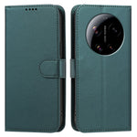 For Xiaomi 17 Ultra 5G Leather Case Wallet Stand Solid Color Anti Drop Phone Cover