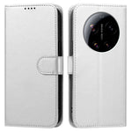 For Xiaomi 17 Ultra 5G Leather Case Wallet Stand Solid Color Anti Drop Phone Cover