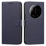For Xiaomi 17 Ultra 5G Leather Case Wallet Stand Solid Color Anti Drop Phone Cover