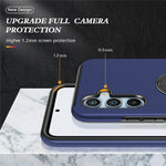 Til Samsung Galaxy A18 5G / A18 4G / A17 5G / A17 4G Cover PC + TPU Telefoncover med roterbar ringholder