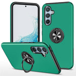 Til Samsung Galaxy A18 5G / A18 4G / A17 5G / A17 4G Cover PC + TPU Telefoncover med roterbar ringholder
