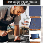 For Xiaomi 17 Ultra 5G Case L-Shaped Grid Pattern Leather Stand Phone Cover with Card Slots