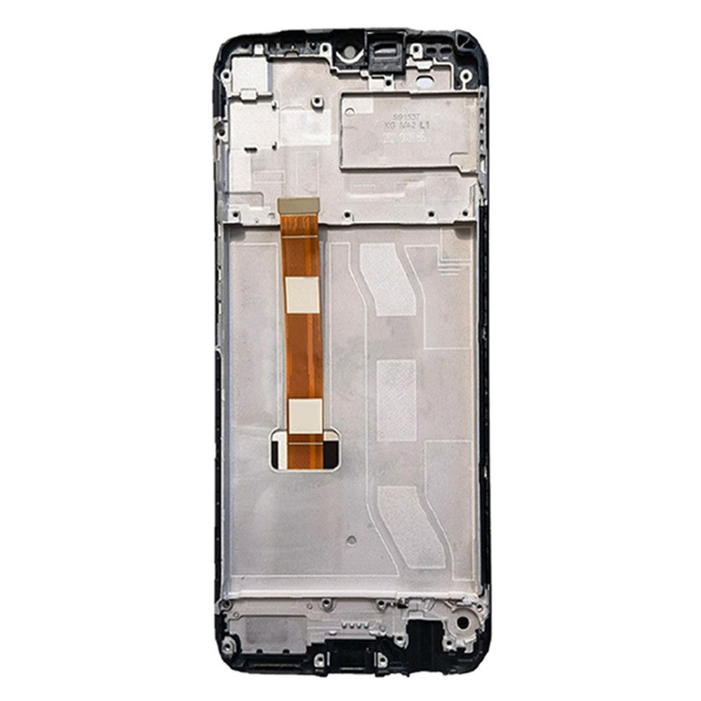 For Realme C25 Grade B LCD skærm og digitizer-samling + ramme udskiftningsdel (uden logo)