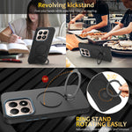 Xiaomi 15T Magnetiskt Skal Roterande Ring Stöd TPU + PC Bakstycke