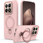 Xiaomi 15T Magnetiskt Skal Roterande Ring Stöd TPU + PC Bakstycke