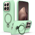 Xiaomi 15T Magnetiskt Skal Roterande Ring Stöd TPU + PC Bakstycke