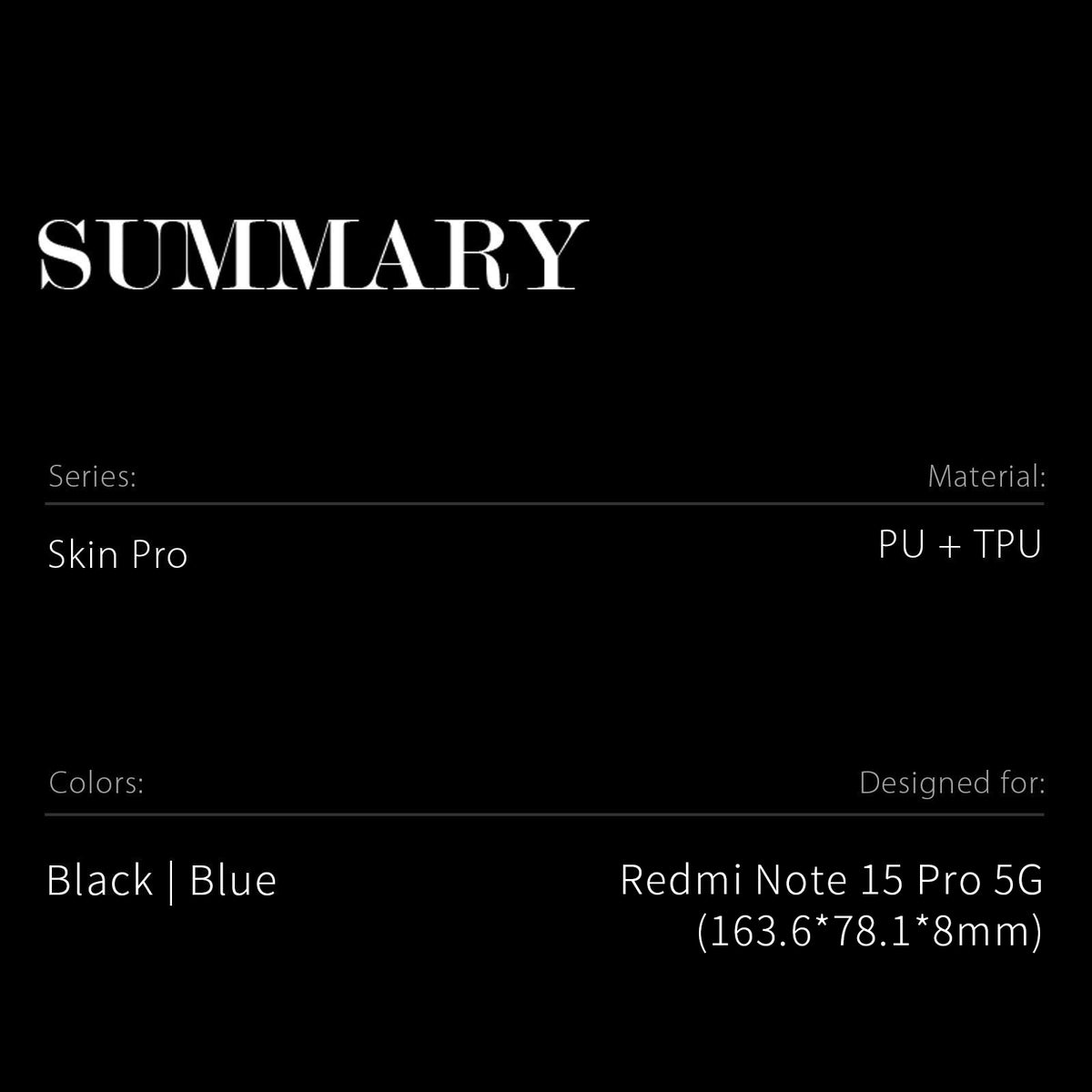 DUX DUCIS For Xiaomi Redmi Note 15 Pro 5G (Global) Case  Skin Pro Series Leather Stand Cover Card Holder