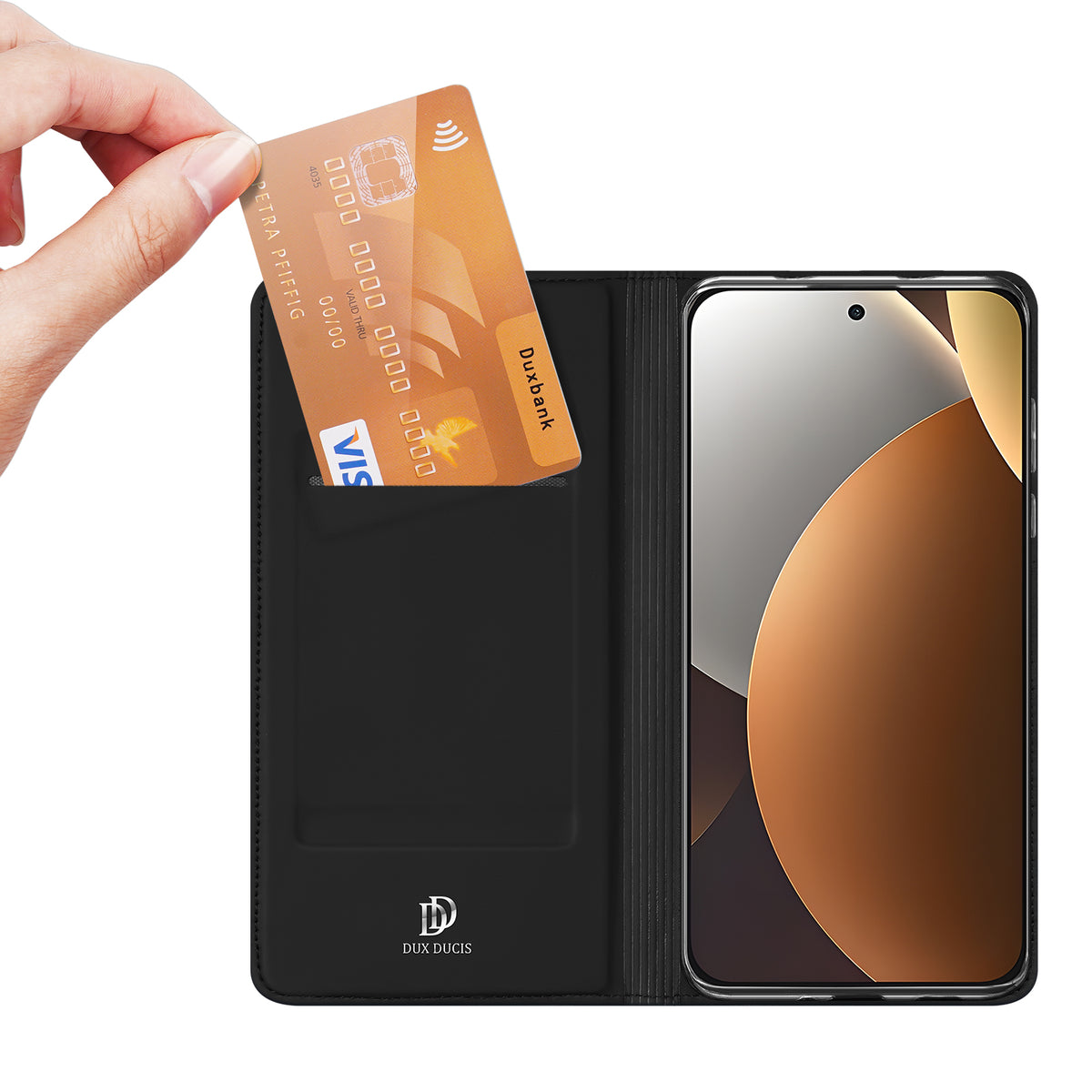 DUX DUCIS For Xiaomi Redmi Note 15 Pro 5G (Global) Case  Skin Pro Series Leather Stand Cover Card Holder