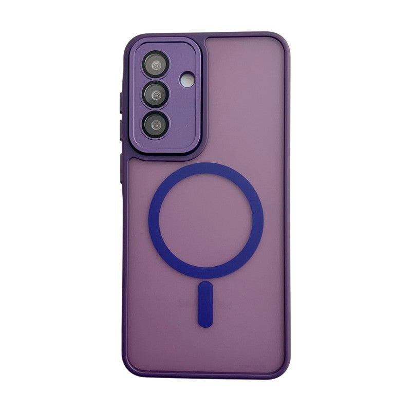 WANLONFENG For Samsung Galaxy A25 5G (Global) (161mm) Magnetic Back Cover QB1 Series PC TPU Shockproof Phone Case
