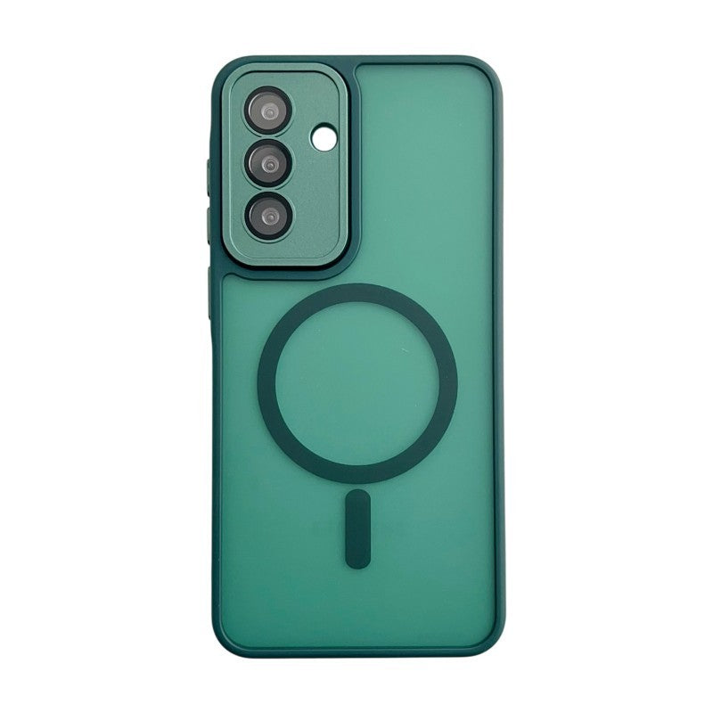 WANLONFENG For Samsung Galaxy A25 5G (Global) (161mm) Magnetic Back Cover QB1 Series PC TPU Shockproof Phone Case