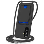 Til Samsung Galaxy A57 5G Etui Flydende Silikone Kortholder Bagcover med Nøglesnor