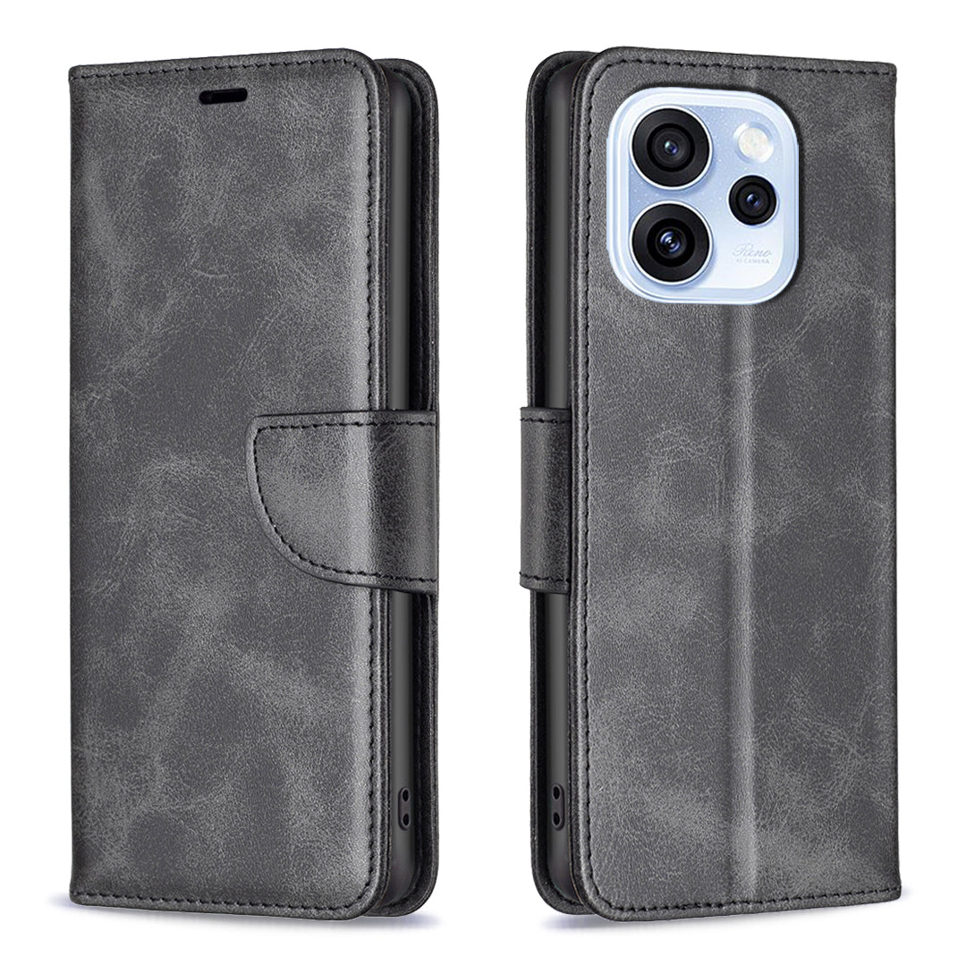 For Oppo Reno15 F 5G Case Shockproof PU Leather Cover with Wallet Card Slots