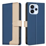 BINFEN COLOR För Oppo Reno15 F 5G Läderfodral Skarvningsfärg RFID-blockerande plånboksfodral