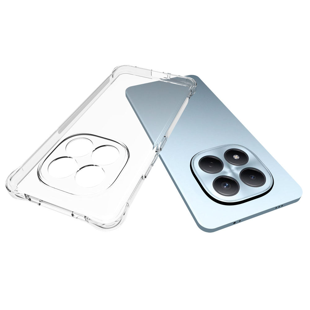 WANLONFENG For Xiaomi Redmi Note 15 Pro 4G (Global) Clear TPU Case  TM Series 2.0mm Phone Back Cover
