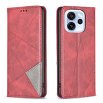 For Oppo Reno15 F 5G Case Card Slots Geometry Imprint Leather Phone Cover