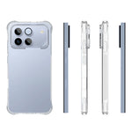 WANLONFENG For Honor Win 5G Clear TPU Case  TM Series 2.0mm Phone Back Cover