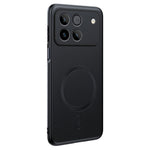 For Honor Win 5G Magnetic Case Leather Coated TPU + PC Phone Cover