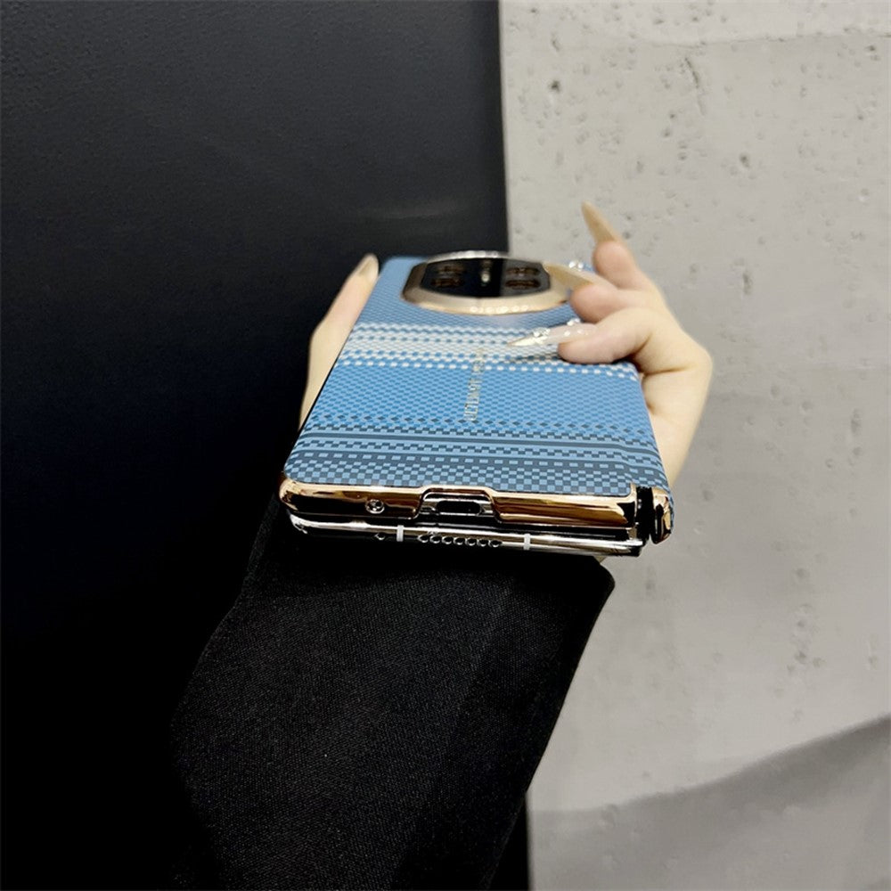 For Huawei Mate X7 Case Grid Pattern Hard PC Phone Cover