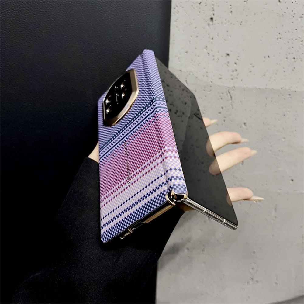 For Huawei Mate X7 Case Grid Pattern Hard PC Phone Cover