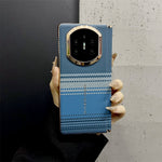 For Huawei Mate X7 Case Grid Pattern Hard PC Phone Cover