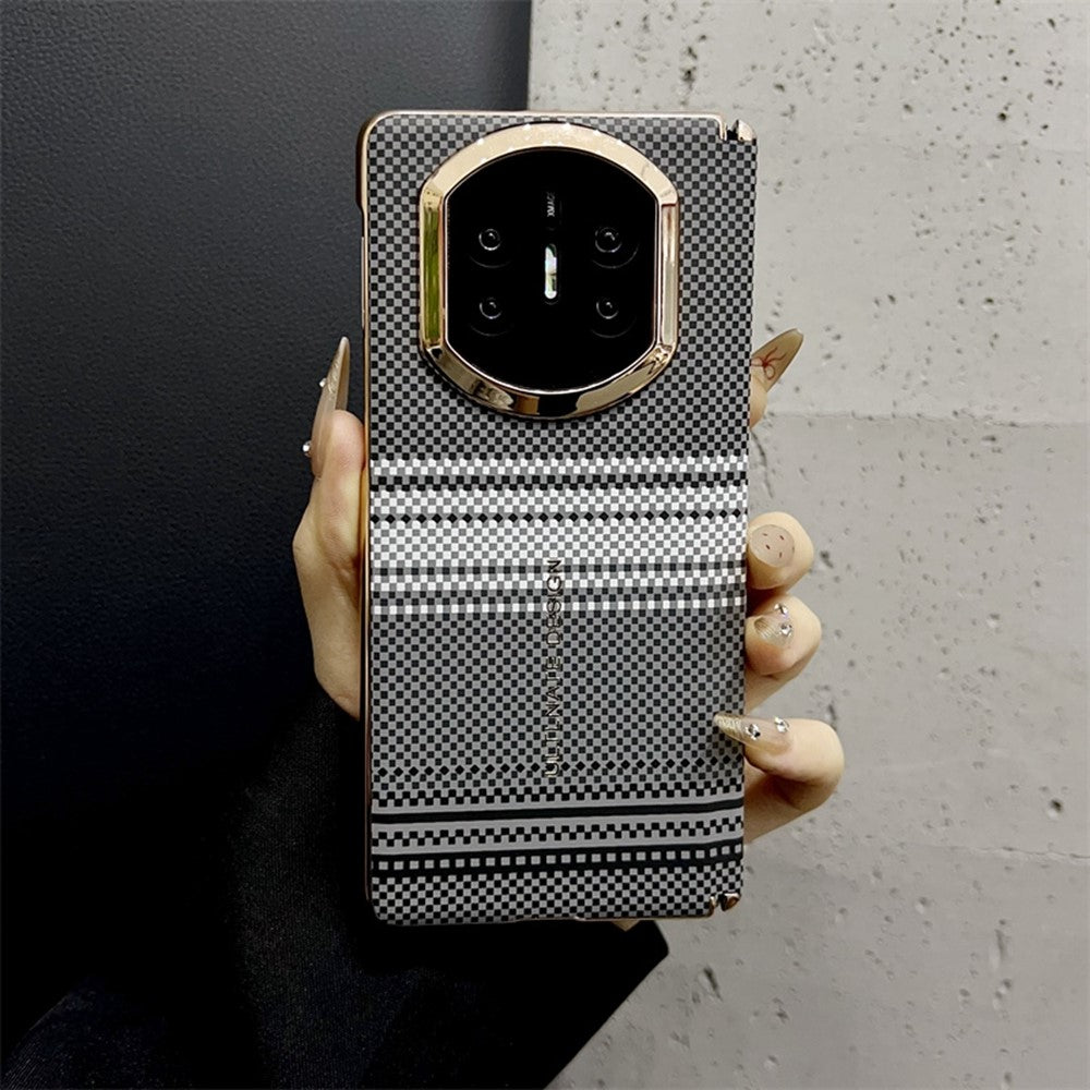 For Huawei Mate X7 Case Grid Pattern Hard PC Phone Cover