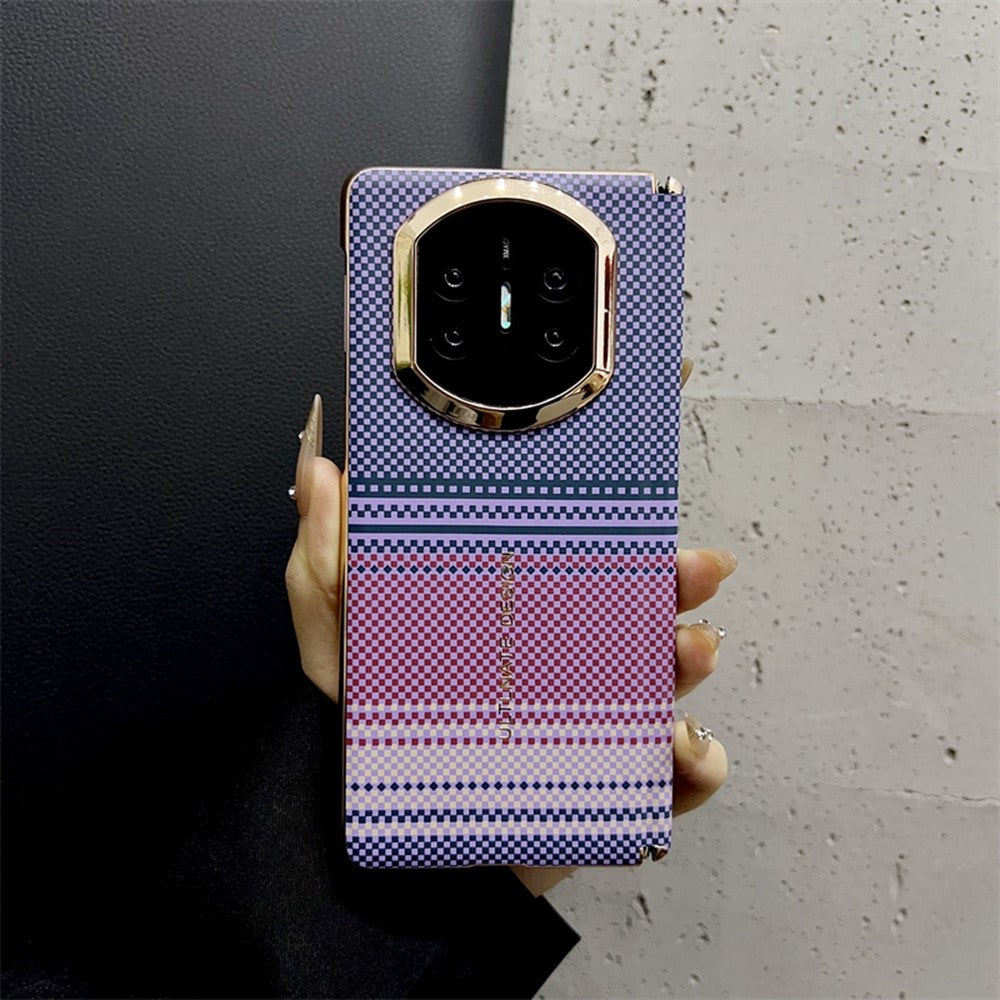 For Huawei Mate X7 Case Grid Pattern Hard PC Phone Cover
