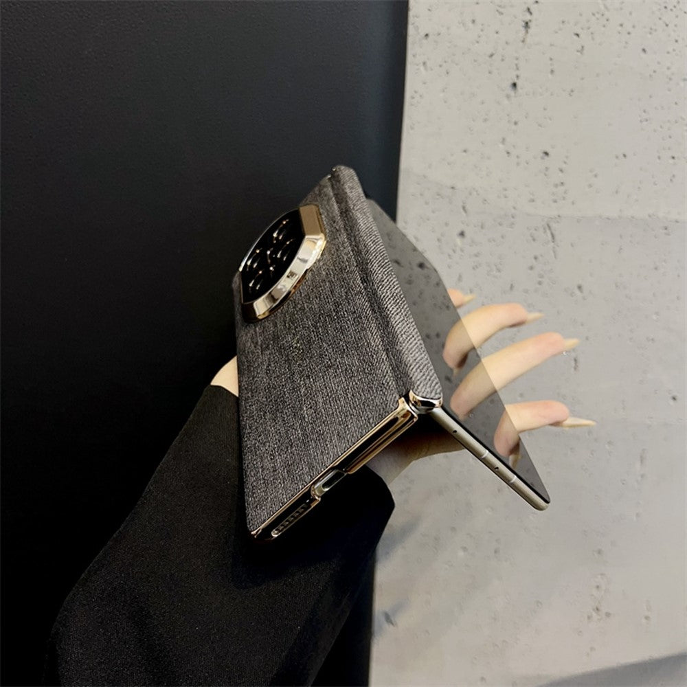 For Huawei Mate X7 Case Jean Cloth Texture Hard PC + Cloth Phone Cover