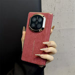 For Huawei Mate X7 Case Jean Cloth Texture Hard PC + Cloth Phone Cover
