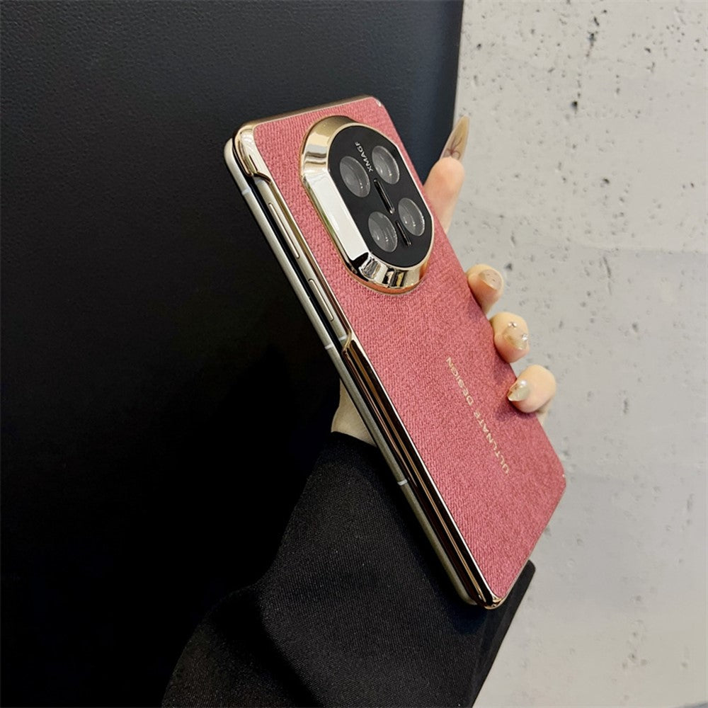 For Huawei Mate X7 Case Jean Cloth Texture Hard PC + Cloth Phone Cover