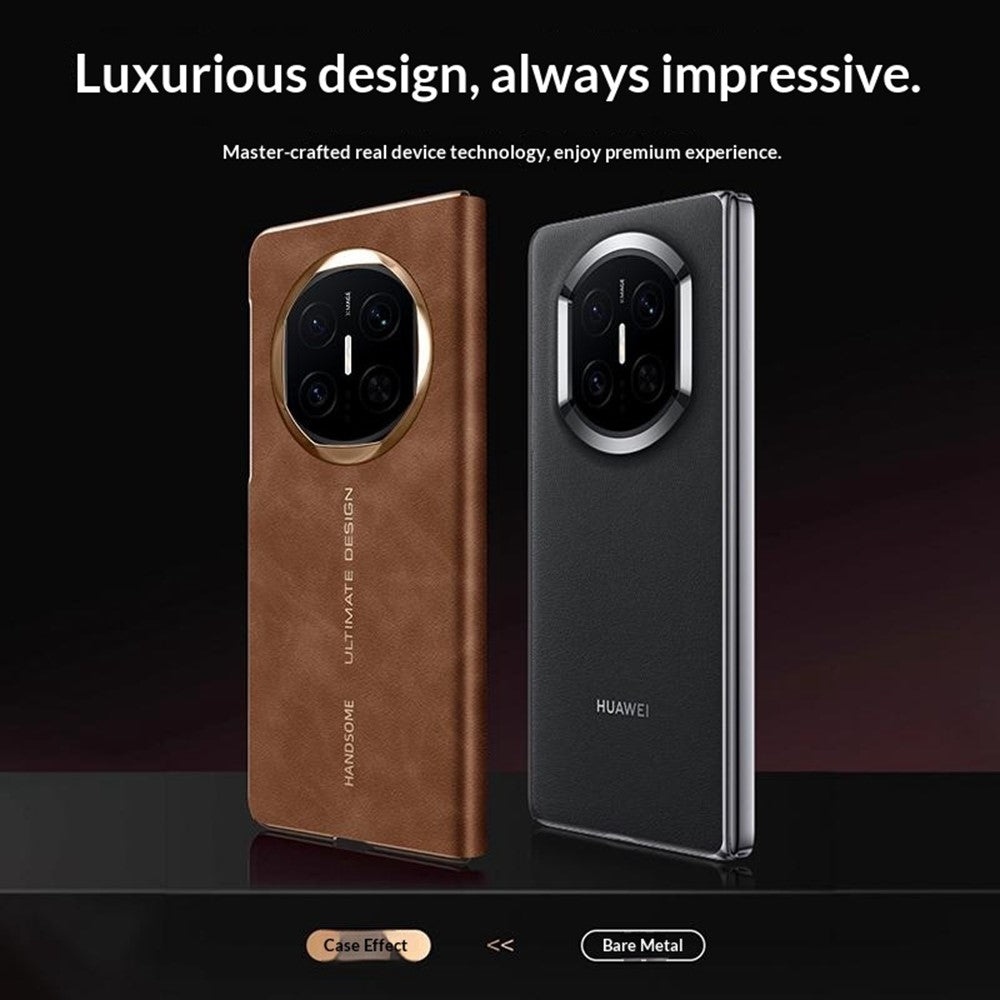 For Huawei Mate X7 Case Leather Smart View Flip Phone Cover Full Protection Auto Sleep Wake