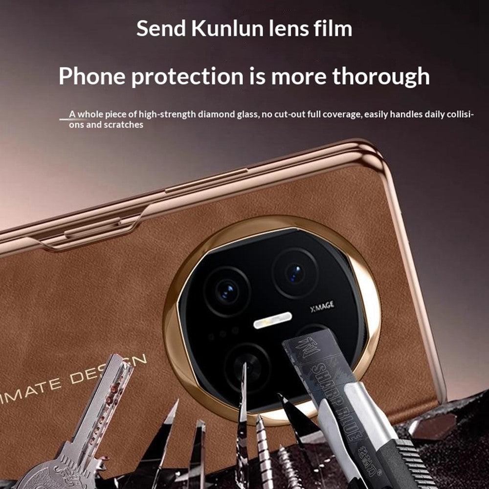 For Huawei Mate X7 Case Leather Smart View Flip Phone Cover Full Protection Auto Sleep Wake