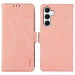 ABEEL For Samsung Galaxy S26+ Case PU Leather Folio Stand View RFID Blocking Phone Cover