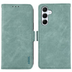 ABEEL For Samsung Galaxy S26+ Case PU Leather Folio Stand View RFID Blocking Phone Cover
