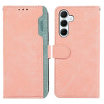ABEEL For Samsung Galaxy S26+ Case Color Splicing Leather Flip Phone Cover RFID Blocking