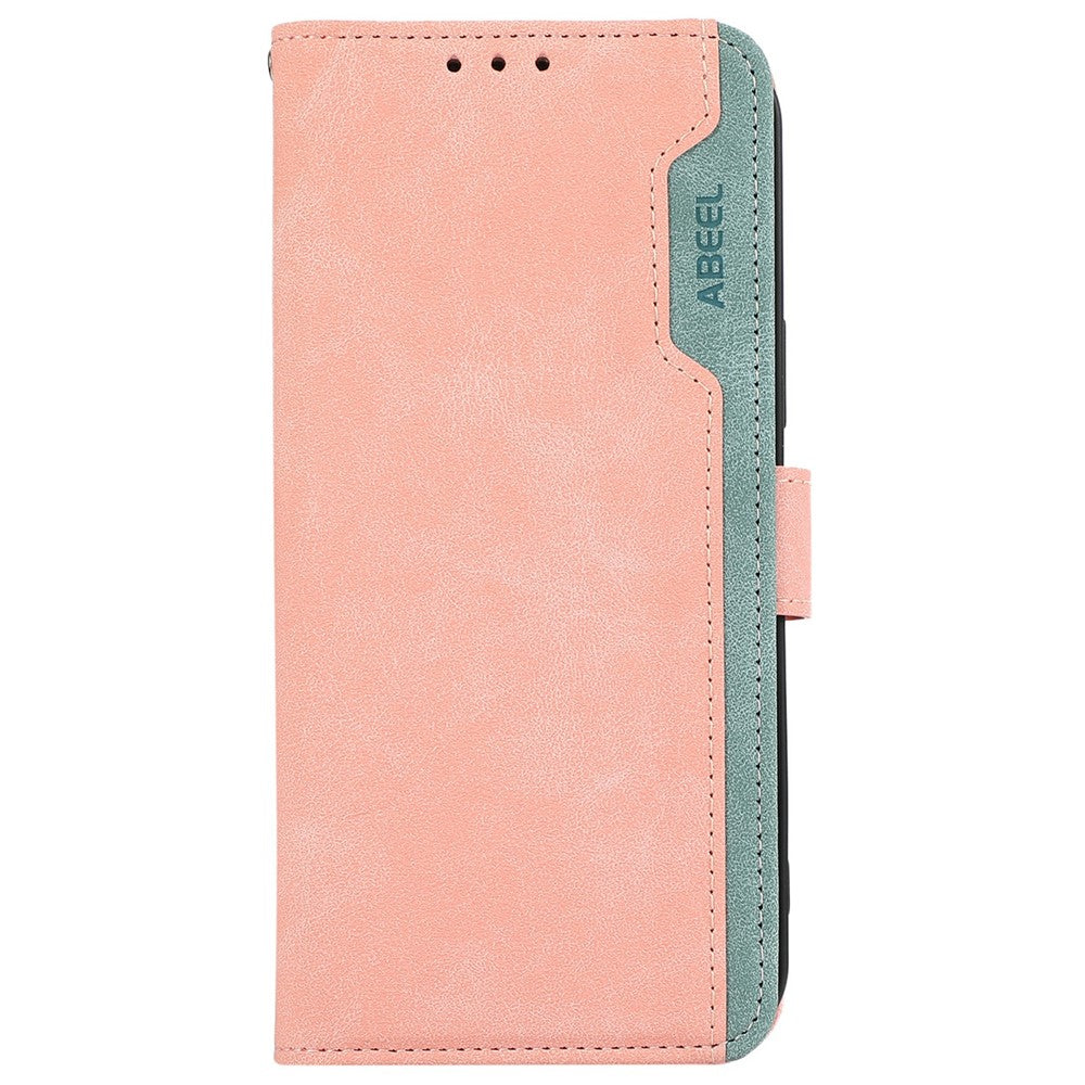 ABEEL For Samsung Galaxy S26+ Case Color Splicing Leather Flip Phone Cover RFID Blocking