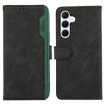 ABEEL For Samsung Galaxy S26+ Case Color Splicing Leather Flip Phone Cover RFID Blocking