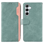 ABEEL For Samsung Galaxy S26+ Case Color Splicing Leather Flip Phone Cover RFID Blocking