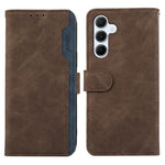 ABEEL For Samsung Galaxy S26+ Case Color Splicing Leather Flip Phone Cover RFID Blocking