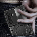 For Samsung Galaxy A26 5G Case TPU + PC Phone Cover with Kickstand , Slide Lens Window