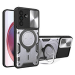 For Samsung Galaxy A26 5G Case TPU + PC Phone Cover with Kickstand , Slide Lens Window