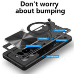 For Xiaomi Poco M8 Pro 5G / Redmi Note 15 Pro+ 5G (Global) Case TPU + PC Phone Cover with Kickstand , Slide Lens Window