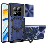 For Xiaomi Poco M8 Pro 5G / Redmi Note 15 Pro+ 5G (Global) Case TPU + PC Phone Cover with Kickstand , Slide Lens Window