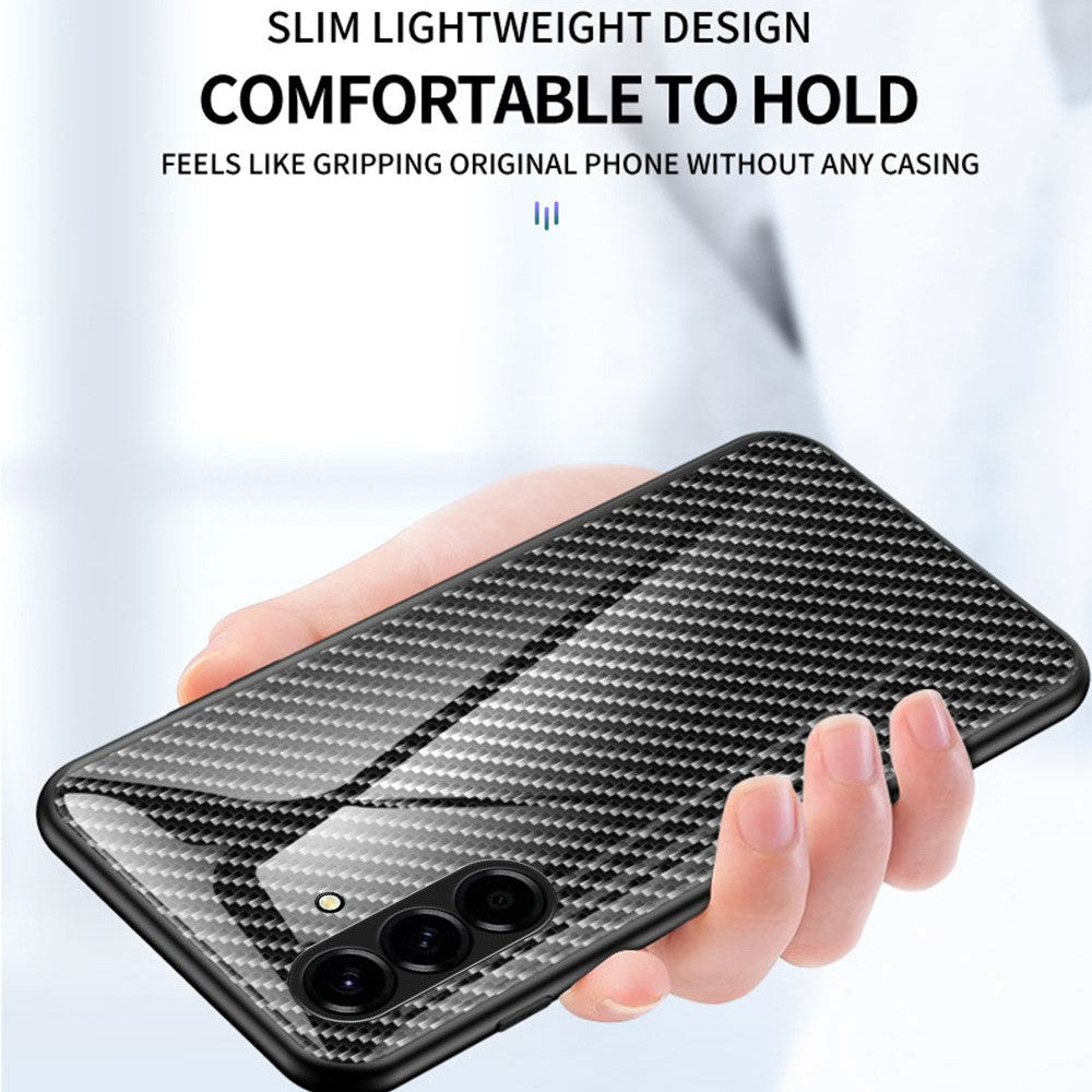 Til Samsung Galaxy A37 5G Etui Hærdet Glas Stødsikkert Telefoncover