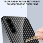Til Samsung Galaxy A37 5G Etui Hærdet Glas Stødsikkert Telefoncover
