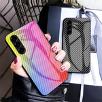 Til Samsung Galaxy A37 5G Etui Hærdet Glas Stødsikkert Telefoncover