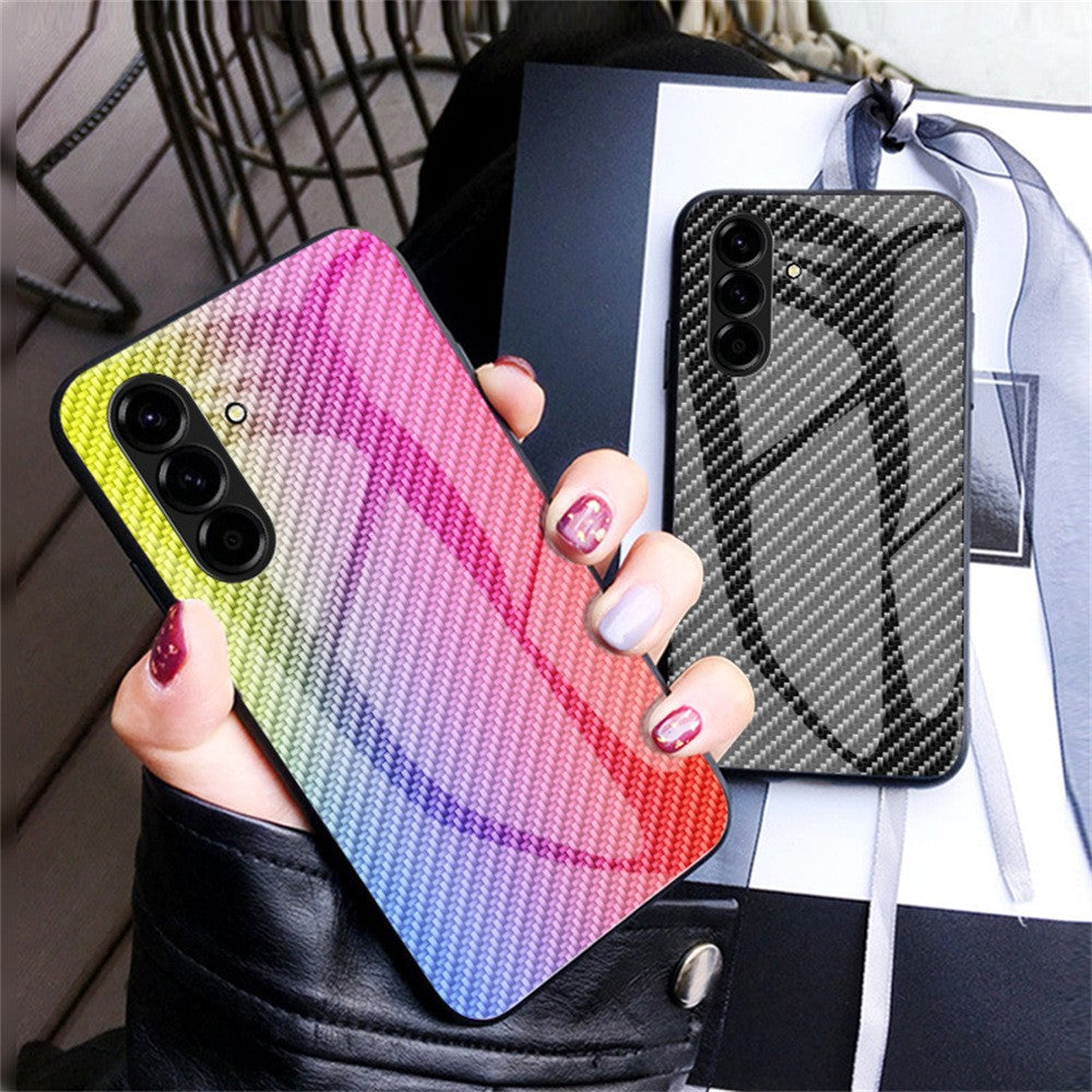 Til Samsung Galaxy A37 5G Etui Hærdet Glas Stødsikkert Telefoncover