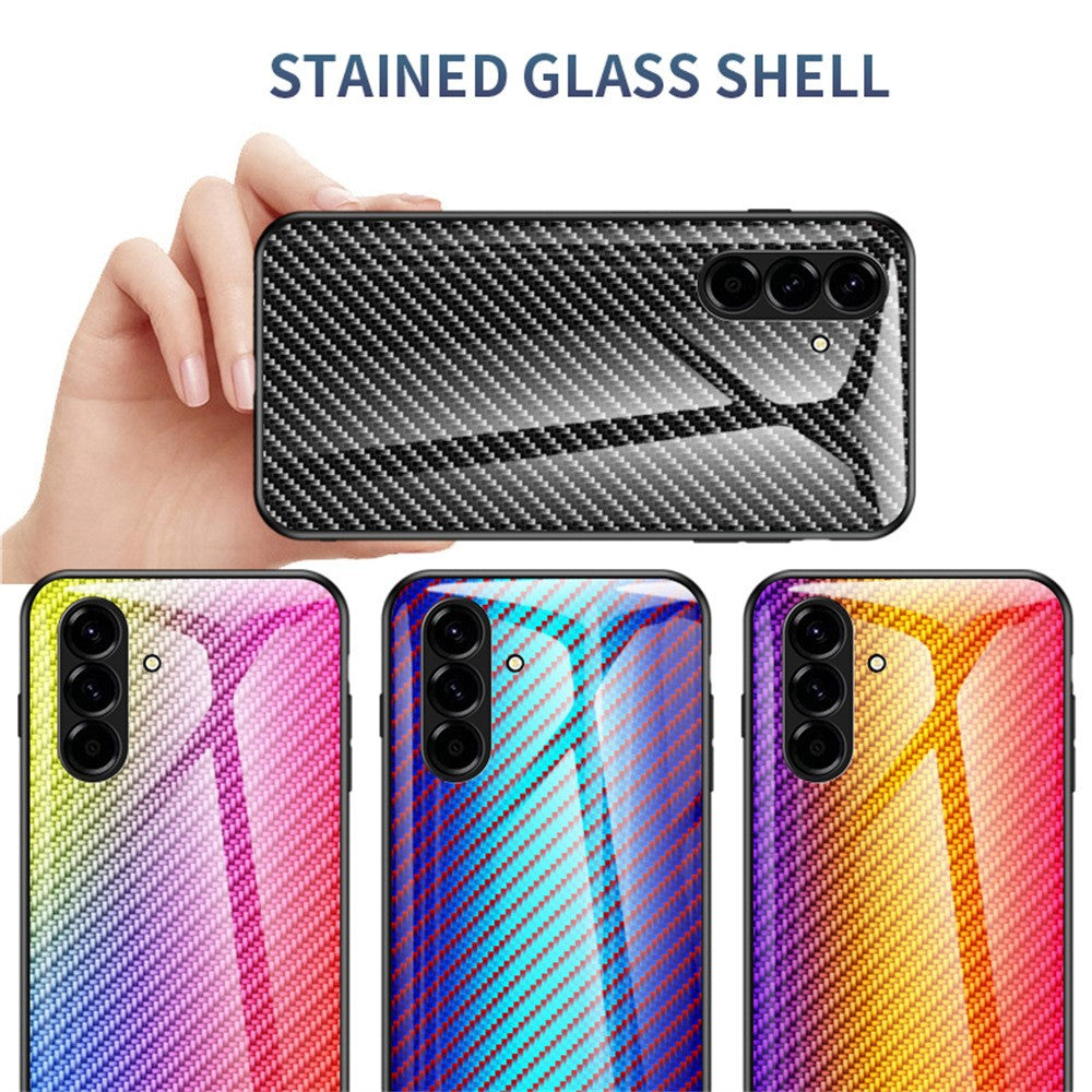 Til Samsung Galaxy A37 5G Etui Hærdet Glas Stødsikkert Telefoncover